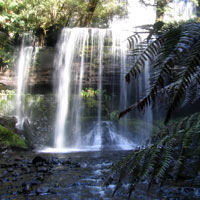 Waterfall at Mt Field National Park