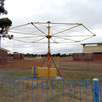 antique merry-go-round