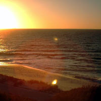 sunset at Cottesloe Beach