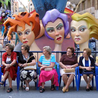 Spanish Ladies in Alicante, Spain
