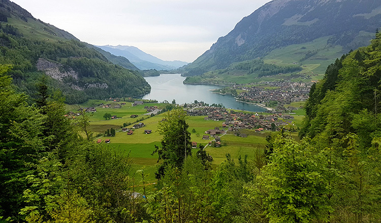 a Swiss valley