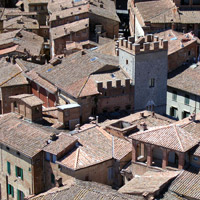 Medieval rooftops