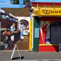 Mural painted in the main street