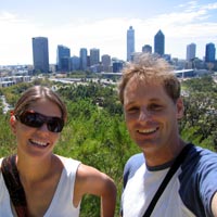 Clare and Rob from Kings Park in Perth, Australia