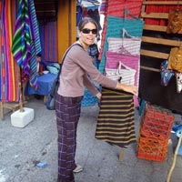 Market shopping in Guatemala