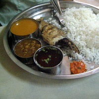 Fish Thali plate