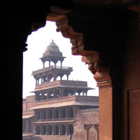 Part of a building in Fatespur Sikri