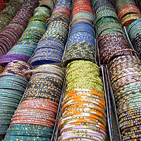 Colourful bangles are everywhere