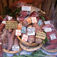 deli meats in Italy