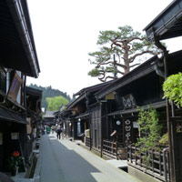 old street in takayama Japan