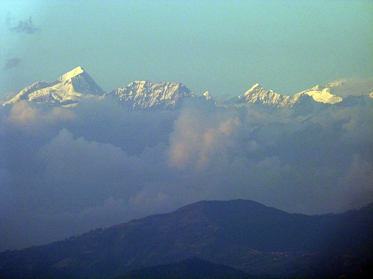 the Himilayas from Nepal