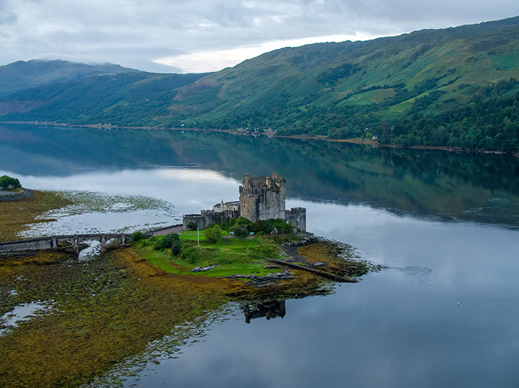 Scottish Castle and Loch