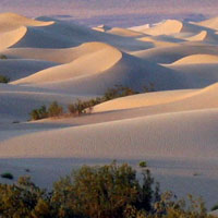 Sand dunes in death valley