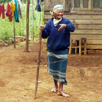old village woman