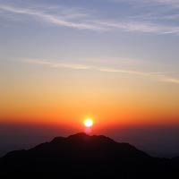 sunset on Mt Sinai