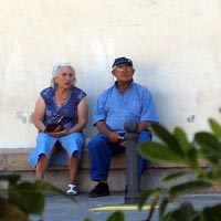 Old Corsican couple