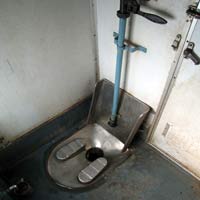 Indian train toilet