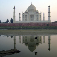 Taj Mahal from behind