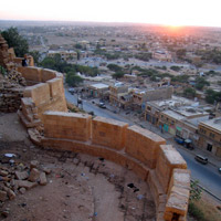 Sunset view from the fort