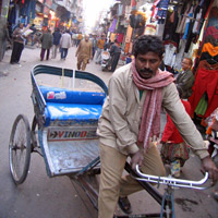 Rickshaw transport