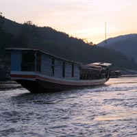 Slow boat on the mekong