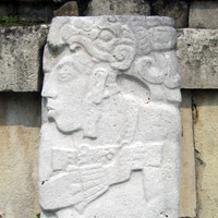 Mayan carving