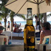 Carona beer for sale in Isla Majueres