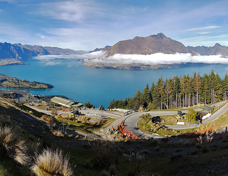 Lake Wakatipu in Queenstown New Zealand - not the biggest but very pretty