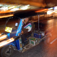 Speeding Rickshaw