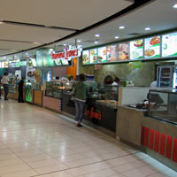 Sydney airport food hall
