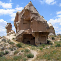 Rock house in central Turkey