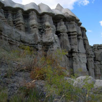Unusual rock formations in Turkey