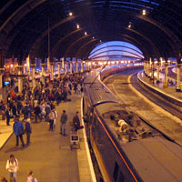 Train station in York