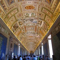 ceiling at the Vatican