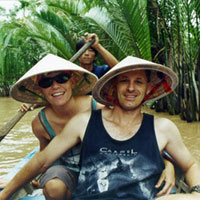 Paddling in Vietnam